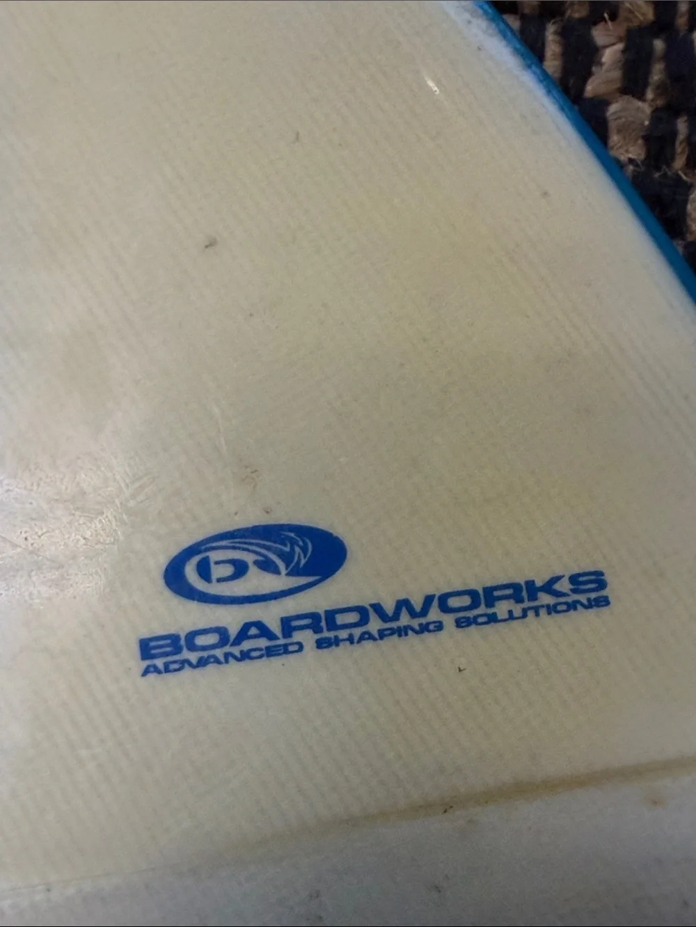 Boardworks Single Blue-Trim Surfboard Fin longboard 9inch - Picture 3 of 4